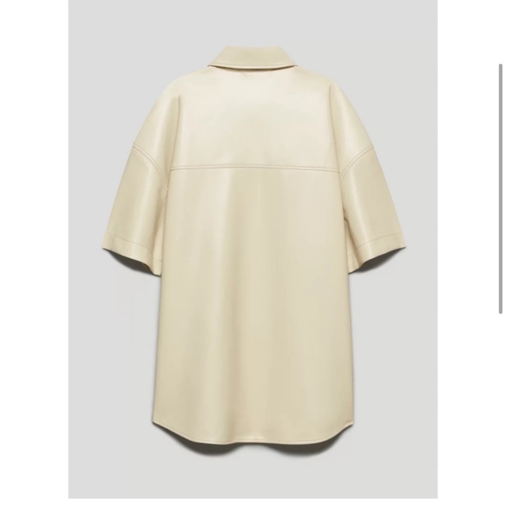 Aritzia Babaton Frances Button-Up in Sand White - Picture 6 of 12